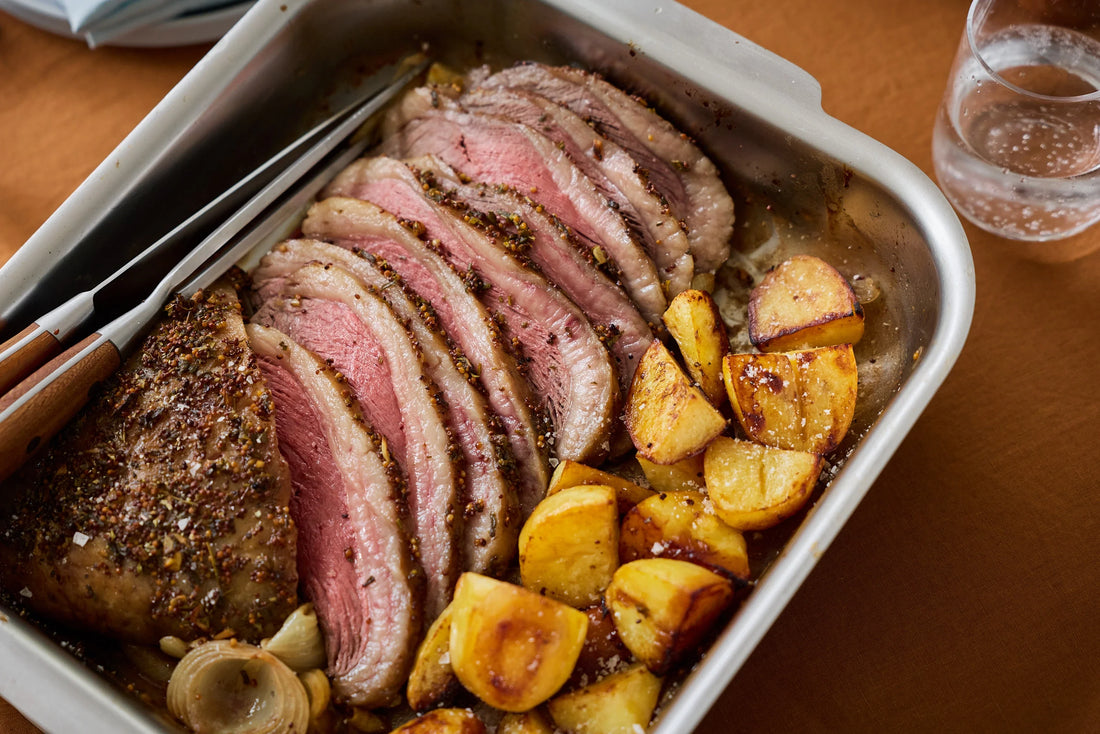 Crispy roast potatoes in the Ultimate Roaster